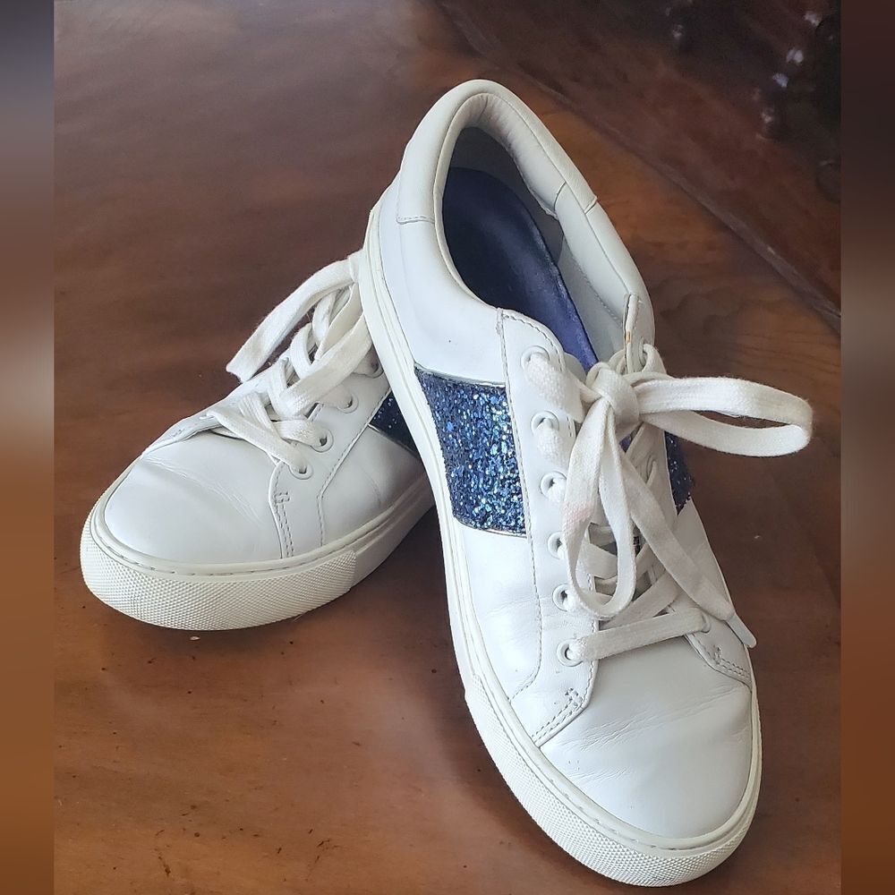 Tory Burch Leather Sneakers - Size 8.5